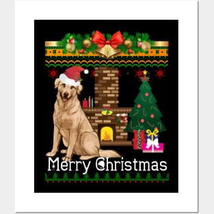 Ugly Christmas Sweater LABRADOR Posters and Art